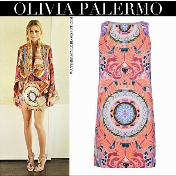 Mara Hoffman Orange Shift Dress in Jungle Trip Coral - Picture 16 of 16